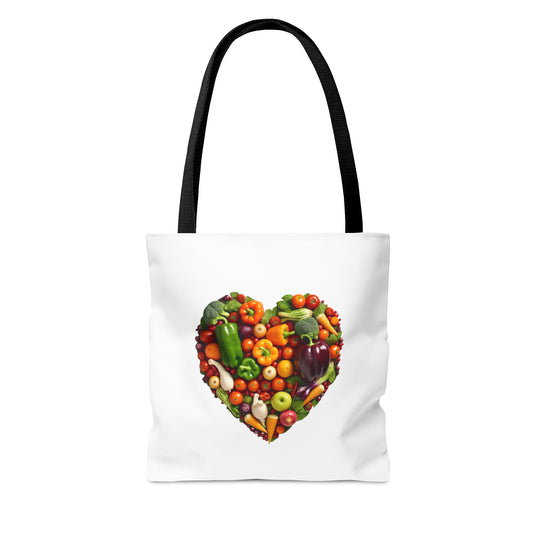 EAT COLORS "food is my heart" Tote Bag - Eat Colors