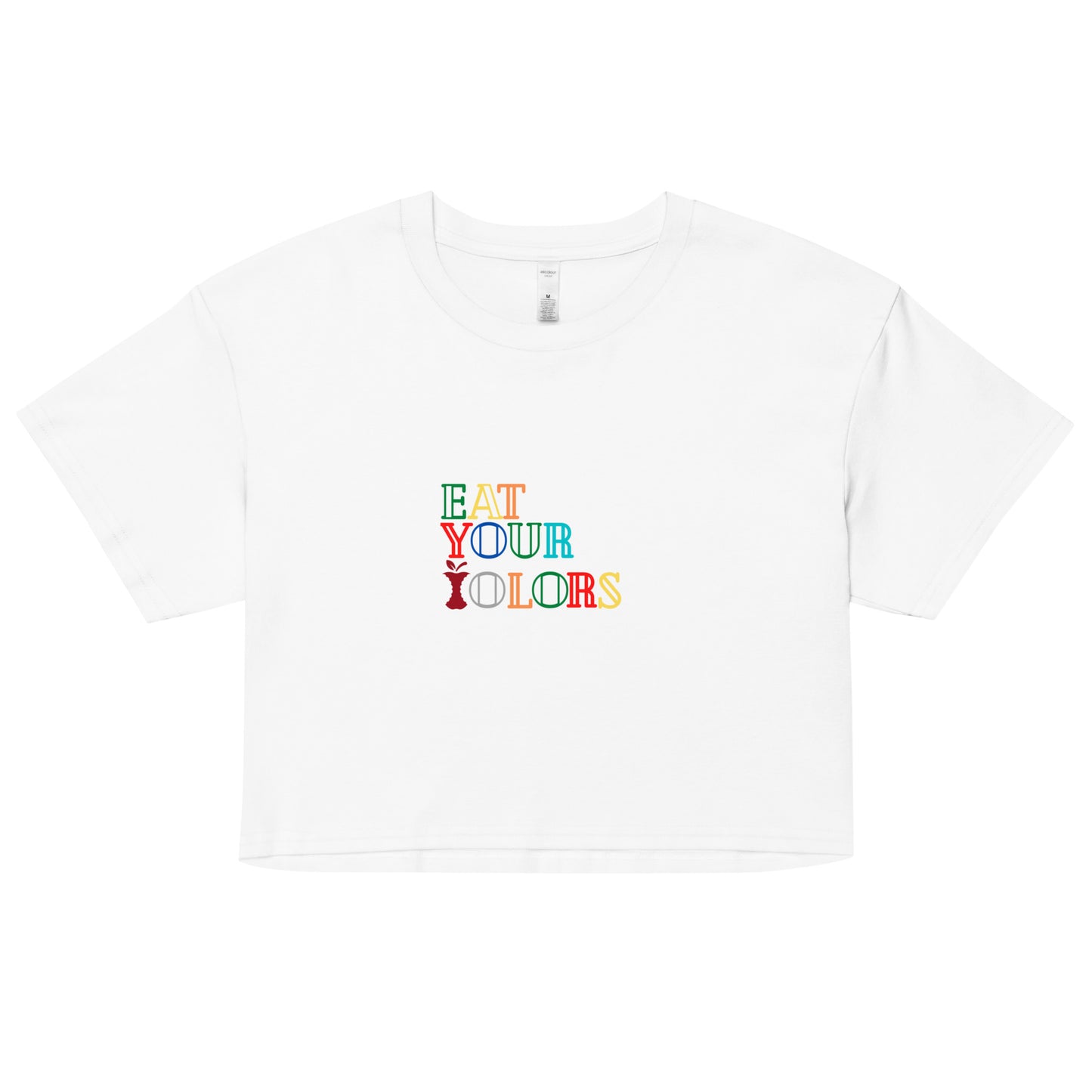 Eat Colors crop top - Kerry in the Kitchen Merchandise